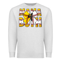 Oatmeal Heather Mama Of Both Premium Sweatshirt - CowhideDigitalArt
