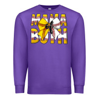 Purple Mama Of Both Premium Sweatshirt - CowhideDigitalArt