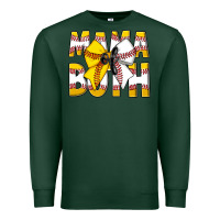 Sports Green Mama Of Both Premium Sweatshirt - CowhideDigitalArt