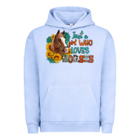 Pigment Grape Ice just a girl who loves horses Urban Hoodie - Artiststas