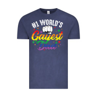Vintage Denim 1 worlds gayest dad funny fathers day lgbt pride r Vintage Tee - tuanDangUi