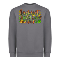 Storm St. Patrick's Luckiest lunch lady ever Heavyweight Sweatshirt - OliviaCreatesArt