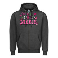 Charcoal Heather one loved mama valentine's day Zipper Hoodie - FaDigitalArtStudio