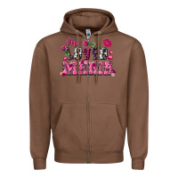Chestnut one loved mama valentine's day Zipper Hoodie - FaDigitalArtStudio