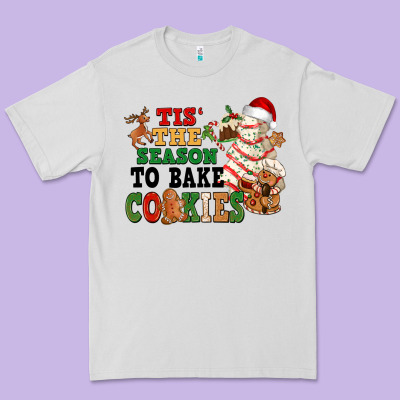 Tis' The Season To Bake Cookies Premium Tee Designed By Nancycooperartshop