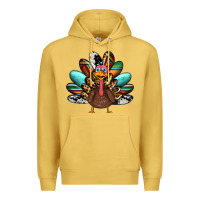 Antique Gold thanksgiving turkey Premium Hoodie - RanaPortraitStore