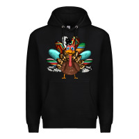 Black thanksgiving turkey Premium Hoodie - RanaPortraitStore