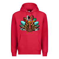 Cardinal thanksgiving turkey Premium Hoodie - RanaPortraitStore