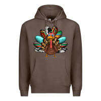 Coffee thanksgiving turkey Premium Hoodie - RanaPortraitStore