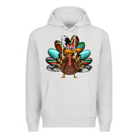Dove Grey thanksgiving turkey Premium Hoodie - RanaPortraitStore