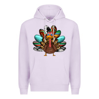 Lilac thanksgiving turkey Premium Hoodie - RanaPortraitStore