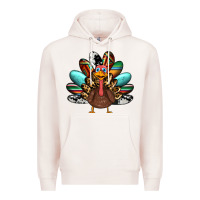 Pale Pink thanksgiving turkey Premium Hoodie - RanaPortraitStore