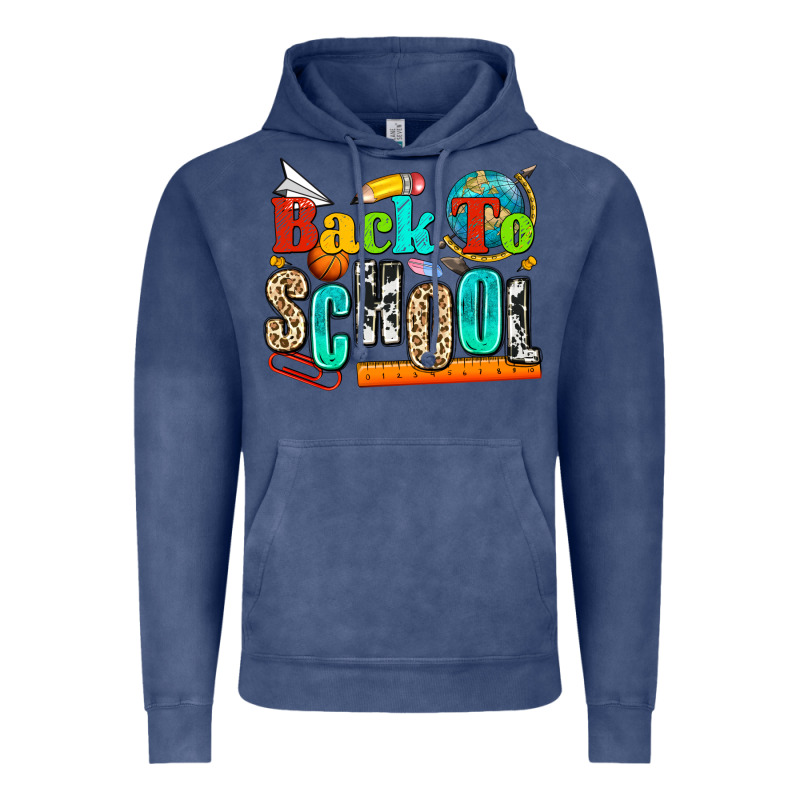 Back To School Vintage Hoodie by NancyCooperArtShop | Teevron
