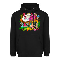 Black summer time Heavyweight Hoodie - CowhideDigitalArt