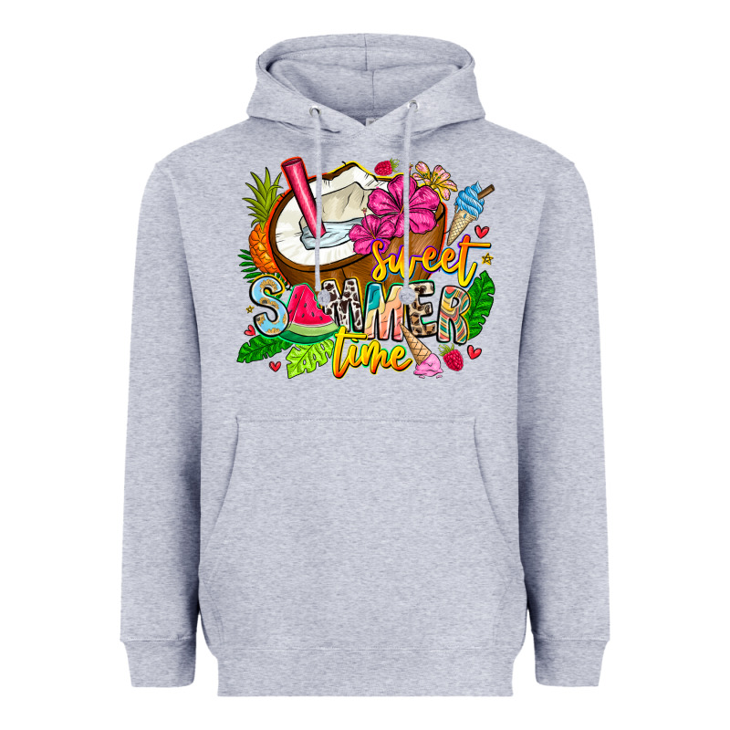 Summer Time Heavyweight Hoodie by CowhideDigitalArt | Teevron
