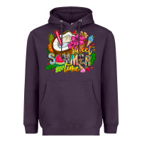Plum summer time Heavyweight Hoodie - CowhideDigitalArt