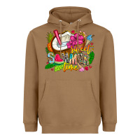Toasted Coconut summer time Heavyweight Hoodie - CowhideDigitalArt