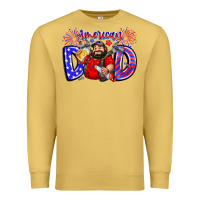 Antique Gold american dod Premium Sweatshirt - CowhideDigitalArt
