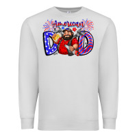 Dove Grey american dod Premium Sweatshirt - CowhideDigitalArt