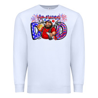 White american dod Premium Sweatshirt - CowhideDigitalArt