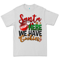 Dove Grey Santa here we have cookies Premium Tee - NancyCooperArtShop