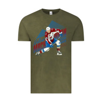 Vintage Olive nathan mackinnon Vintage Tee - tuanDangUi