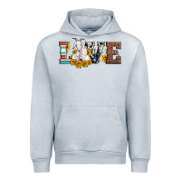 Heather Grey love goats serape cowhide leopard goat family Urban Hoodie - Artiststas