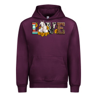 Mauve Wine love goats serape cowhide leopard goat family Urban Hoodie - Artiststas