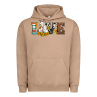 Pigment Burro love goats serape cowhide leopard goat family Urban Hoodie - Artiststas