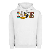 Pigment Lunar Rock love goats serape cowhide leopard goat family Urban Hoodie - Artiststas