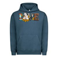 Pigment Midnight Navy love goats serape cowhide leopard goat family Urban Hoodie - Artiststas