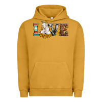 Pigment Peanut Butter love goats serape cowhide leopard goat family Urban Hoodie - Artiststas