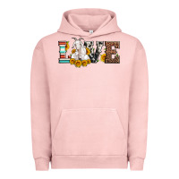 Pigment Salmon love goats serape cowhide leopard goat family Urban Hoodie - Artiststas