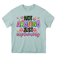 Not Arguing Just Explaining Heavy Core Tee | Teevron