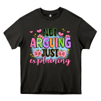 Asphalt not arguing just explaining Heavy Core Tee - JahusDesignShop
