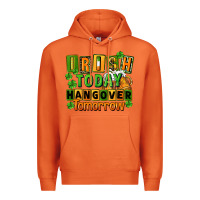 Carrot Irish today hangover tomorrow  St. Patricks Day Premium Hoodie - FaDigitalArtStudio