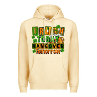 Pina Colada Irish today hangover tomorrow  St. Patricks Day Premium Hoodie - FaDigitalArtStudio