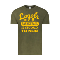 Vintage Olive sister jean   loyola basketball is second to nun Vintage Tee - tuanDangUi