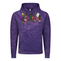Cloud Purple mardi gras school secretary Vintage Hoodie - texasbilliewilder