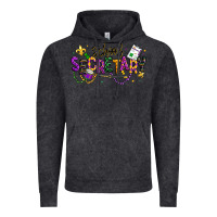 Vintage Black mardi gras school secretary Vintage Hoodie - texasbilliewilder