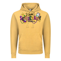 Vintage Mustard mardi gras school secretary Vintage Hoodie - texasbilliewilder