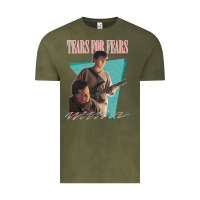 Vintage Olive vintage style 80s tears for fears design Vintage Tee - tuanDangUi