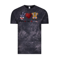 Cloud Black Peace Love Veteran Vintage Tee - Bettercallsaul