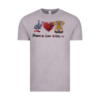 Vintage Zinc Peace Love Veteran Vintage Tee - Bettercallsaul