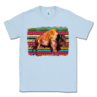 Dusty Blue Aztec Buffalo Classic Tee - Bettercallsaul