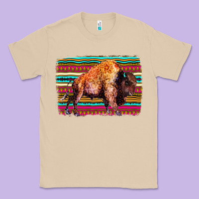 Aztec Buffalo Classic Tee Designed By Bettercallsaul