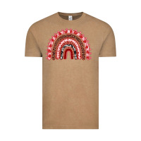 Vintage Coffee valentines day rainbow Vintage Tee - RanaPortraitStore