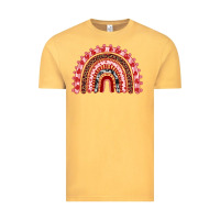 Vintage Mustard valentines day rainbow Vintage Tee - RanaPortraitStore