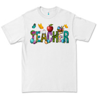 White Easter Teacher Premium Tee - NancyCooperArtShop