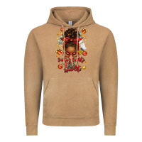 Vintage Camel santa favorite tax specialist afro messy bun Vintage Hoodie - texasbilliewilder
